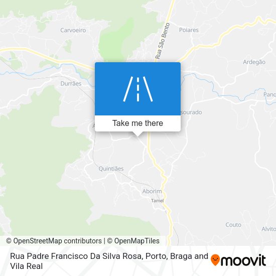 Rua Padre Francisco Da Silva Rosa map