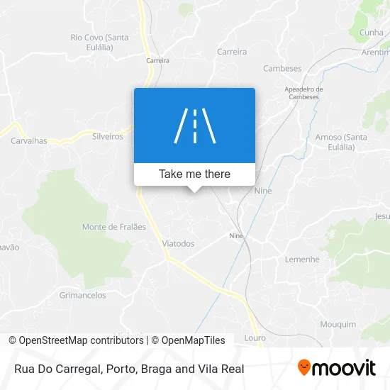 Rua Do Carregal map
