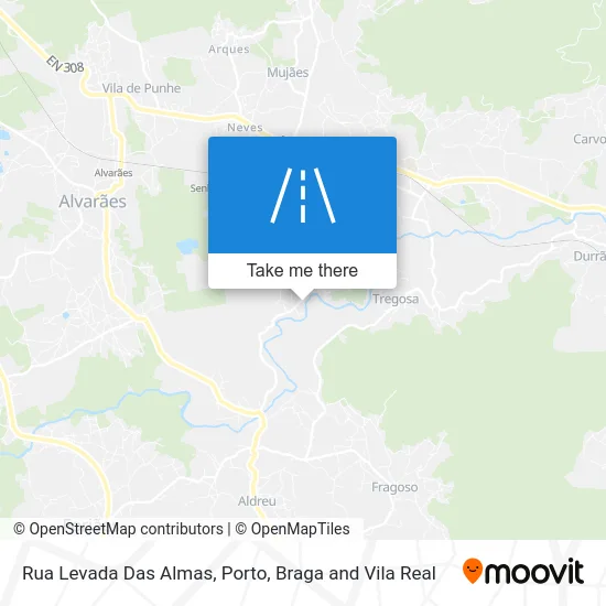 Rua Levada Das Almas map