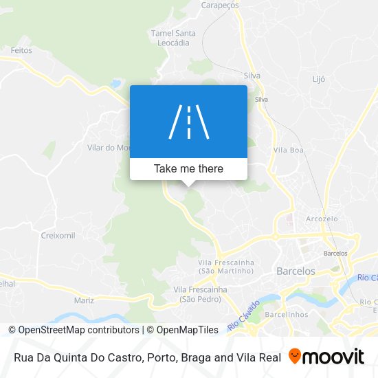 Rua Da Quinta Do Castro map