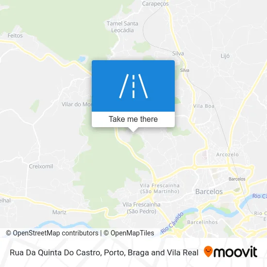 Rua Da Quinta Do Castro map