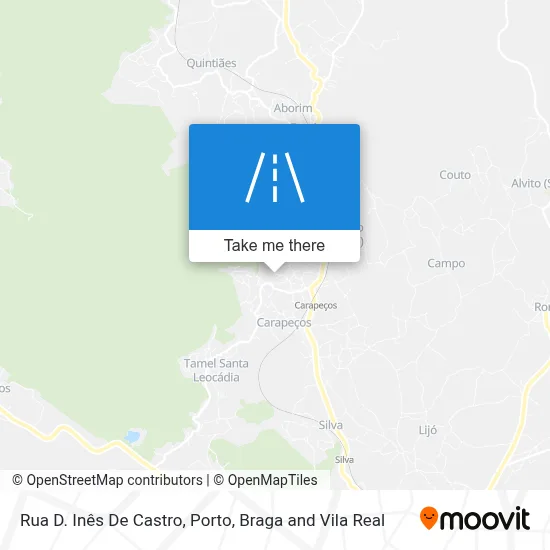 Rua D. Inês De Castro map