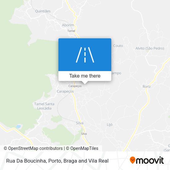 Rua Da Boucinha map