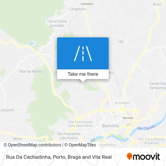 Rua Da Cachadinha map