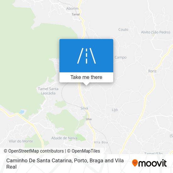 Caminho De Santa Catarina map