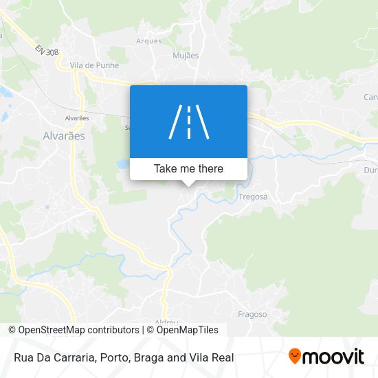 Rua Da Carraria mapa
