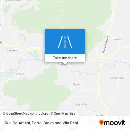 Rua Do Ameal map
