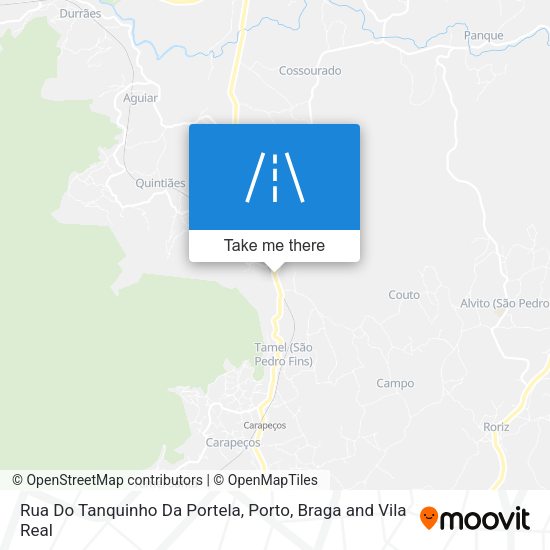 Rua Do Tanquinho Da Portela map