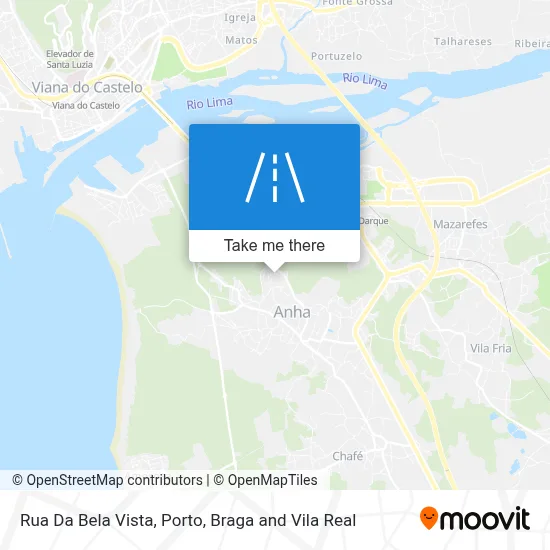 Rua Da Bela Vista map