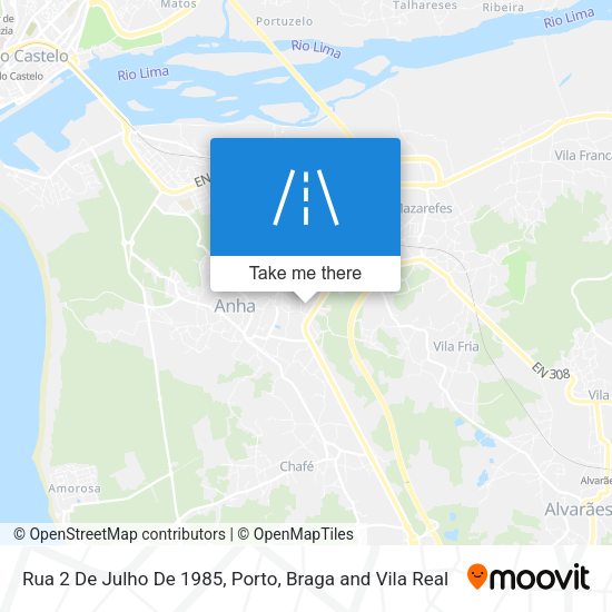 Rua 2 De Julho De 1985 map