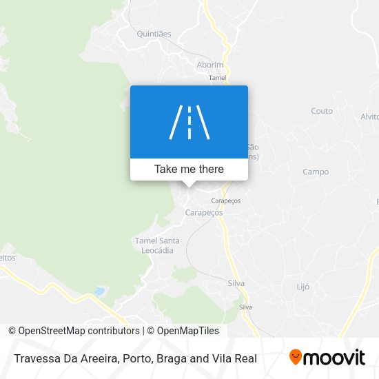 Travessa Da Areeira mapa