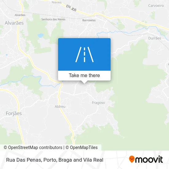 Rua Das Penas map
