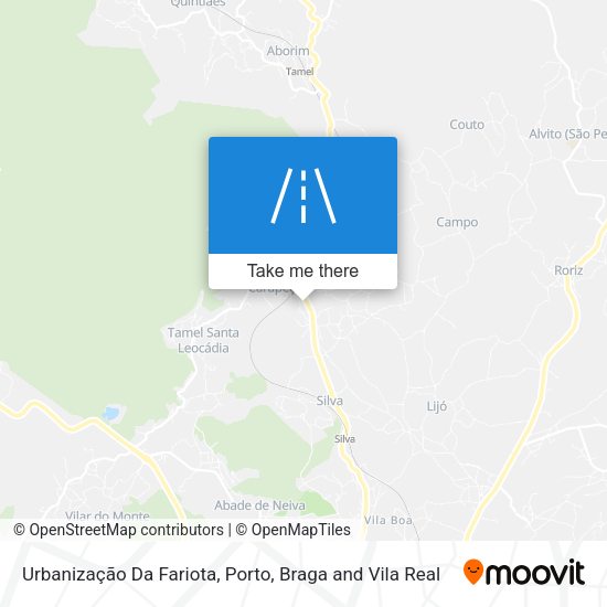Urbanização Da Fariota map