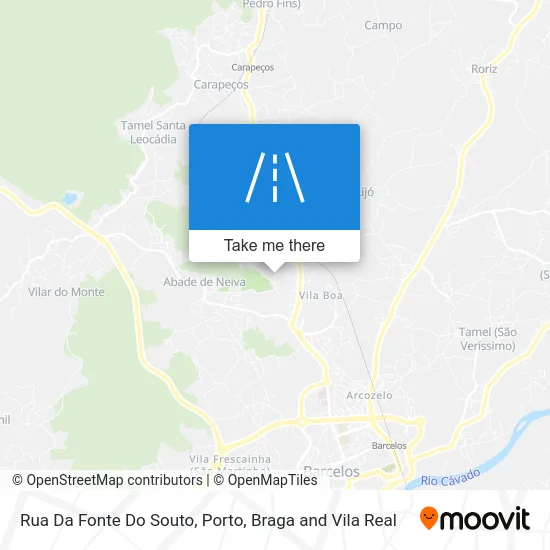 Rua Da Fonte Do Souto map