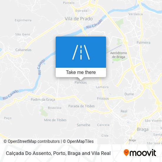 Calçada Do Assento map