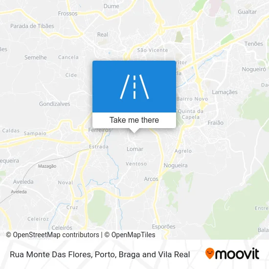 Rua Monte Das Flores map