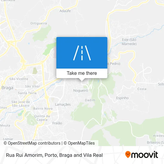 Rua Rui Amorim map