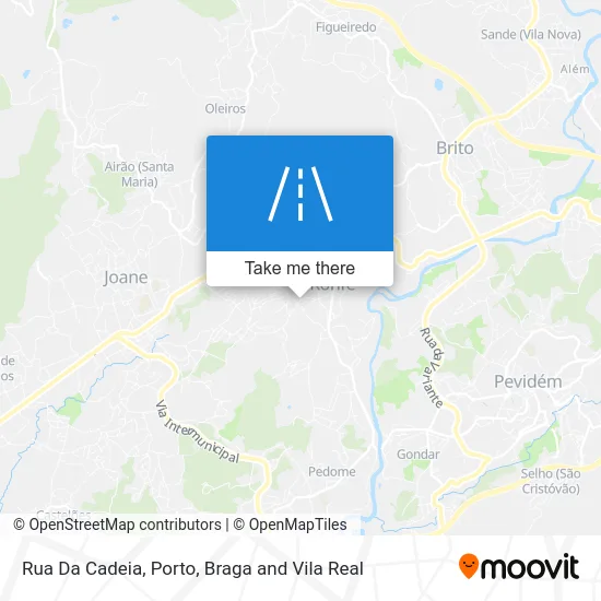 Rua Da Cadeia map