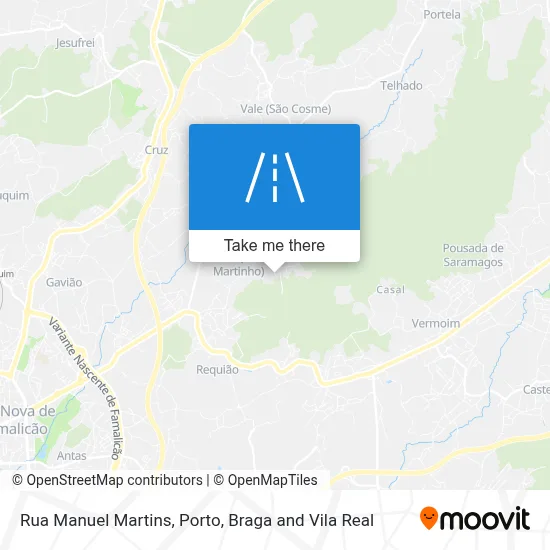 Rua Manuel Martins map