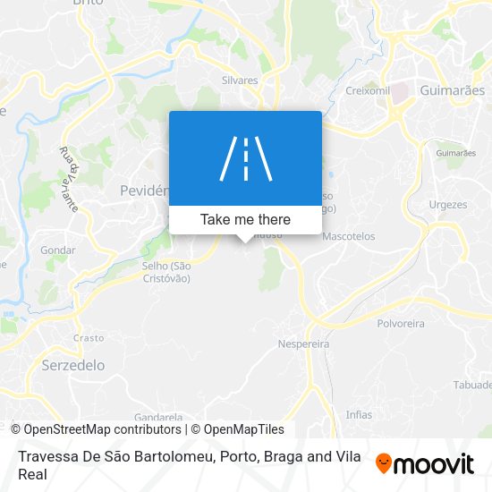 Travessa De São Bartolomeu mapa