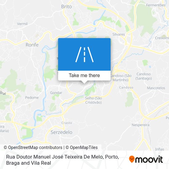 Rua Doutor Manuel José Teixeira De Melo mapa