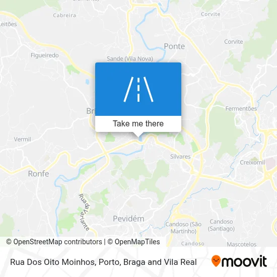 Rua Dos Oito Moinhos map