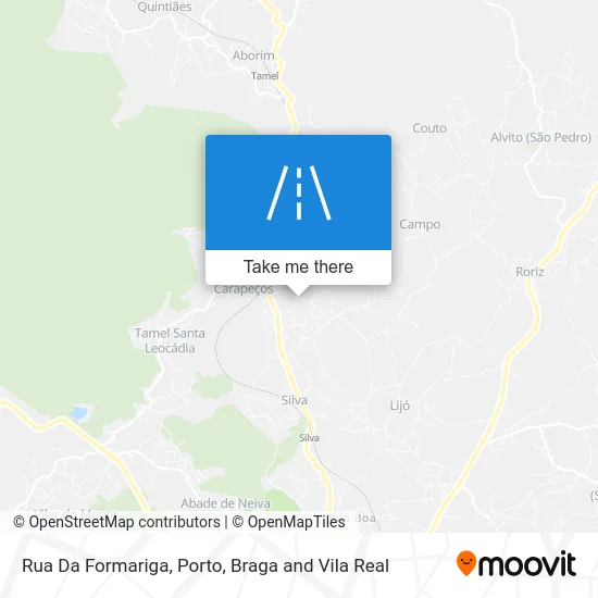 Rua Da Formariga map