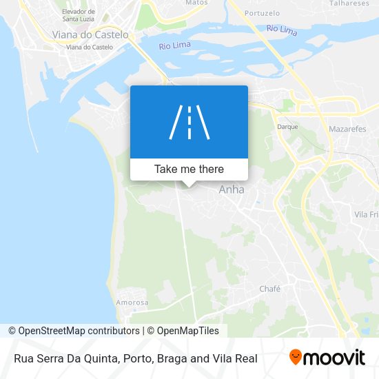 Rua Serra Da Quinta mapa
