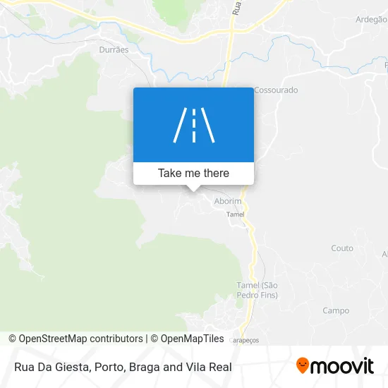 Rua Da Giesta map