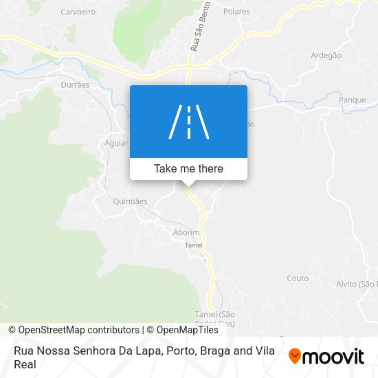 Rua Nossa Senhora Da Lapa map