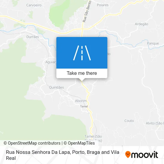 Rua Nossa Senhora Da Lapa map