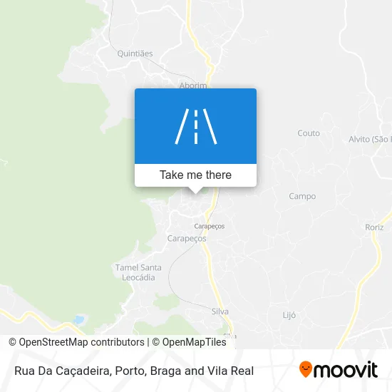 Rua Da Caçadeira map