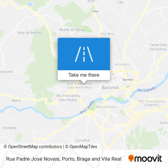 Rua Padre José Novais map