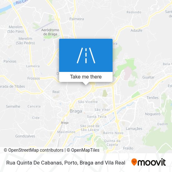 Rua Quinta De Cabanas mapa