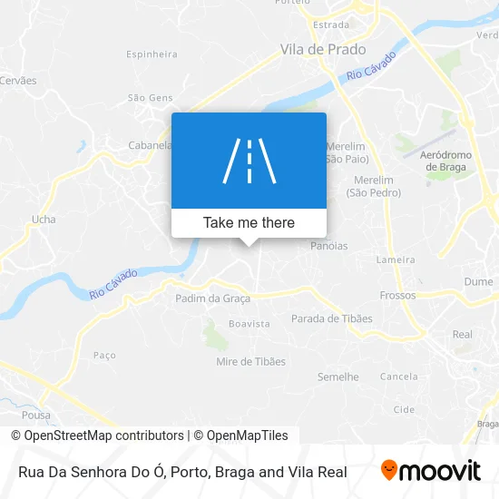 Rua Da Senhora Do Ó map