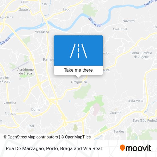 Rua De Marzagão mapa