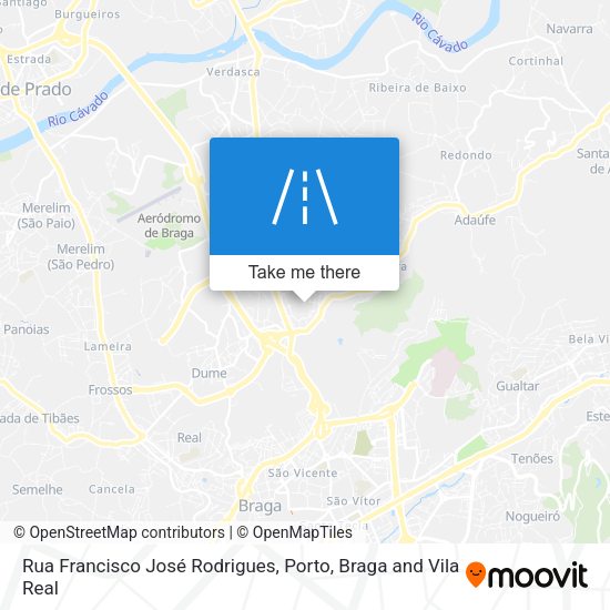 Rua Francisco José Rodrigues mapa