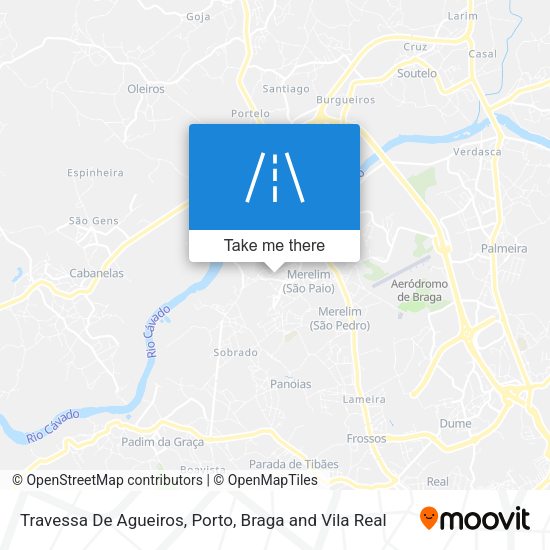 Travessa De Agueiros mapa