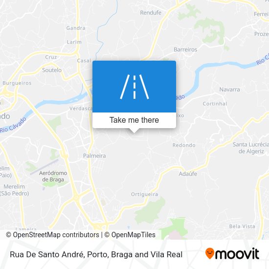 Rua De Santo André map
