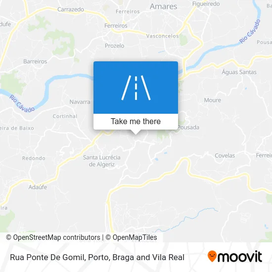 Rua Ponte De Gomil map