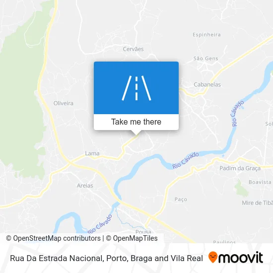 Rua Da Estrada Nacional map