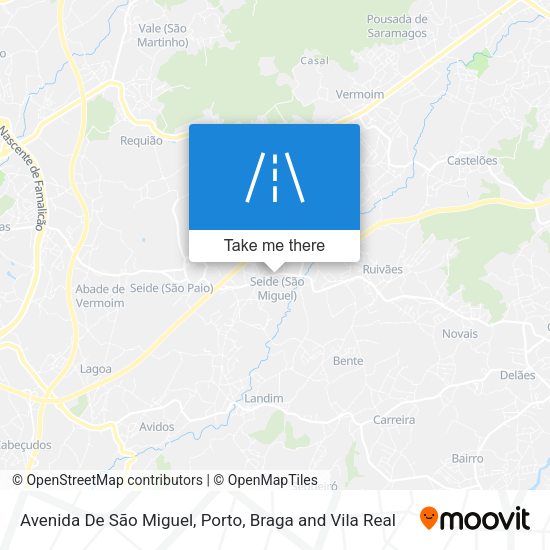 Avenida De São Miguel mapa