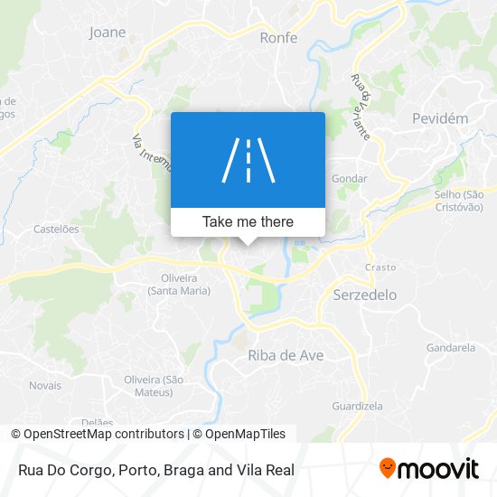 Rua Do Corgo map