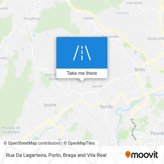Rua Da Lagarteira map