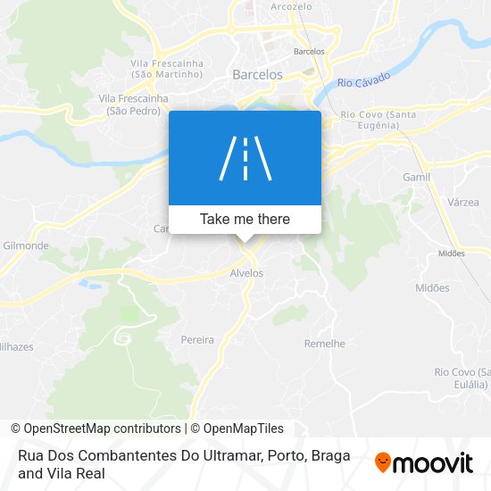 Rua Dos Combantentes Do Ultramar mapa