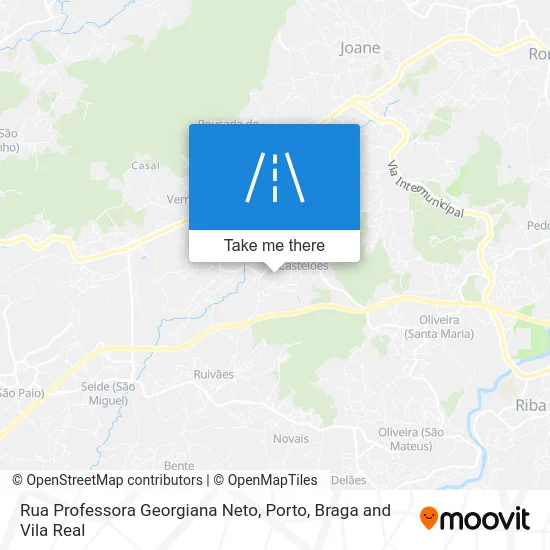 Rua Professora Georgiana Neto map