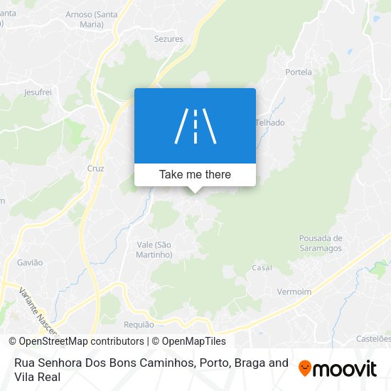 Rua Senhora Dos Bons Caminhos map