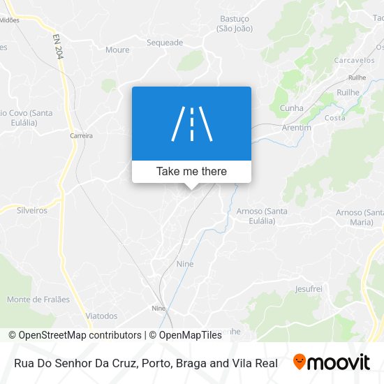 Rua Do Senhor Da Cruz mapa