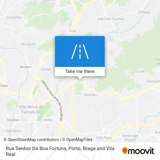 Rua Senhor Da Boa Fortuna map