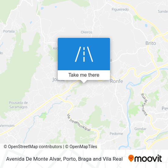 Avenida De Monte Alvar mapa